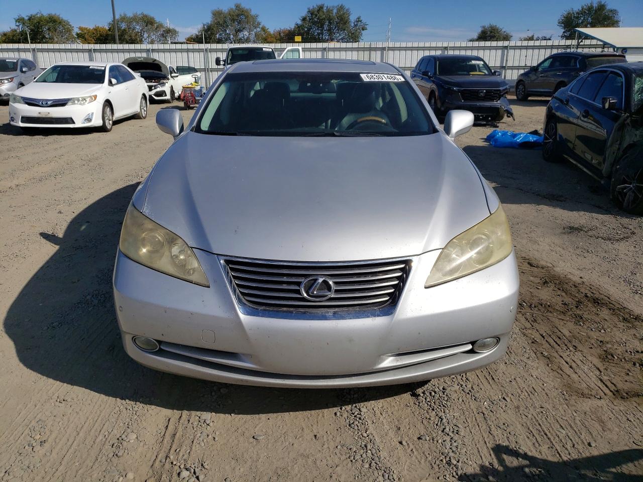 2007 Lexus Es 350 Silver vin: JTHBJ46GX72118880