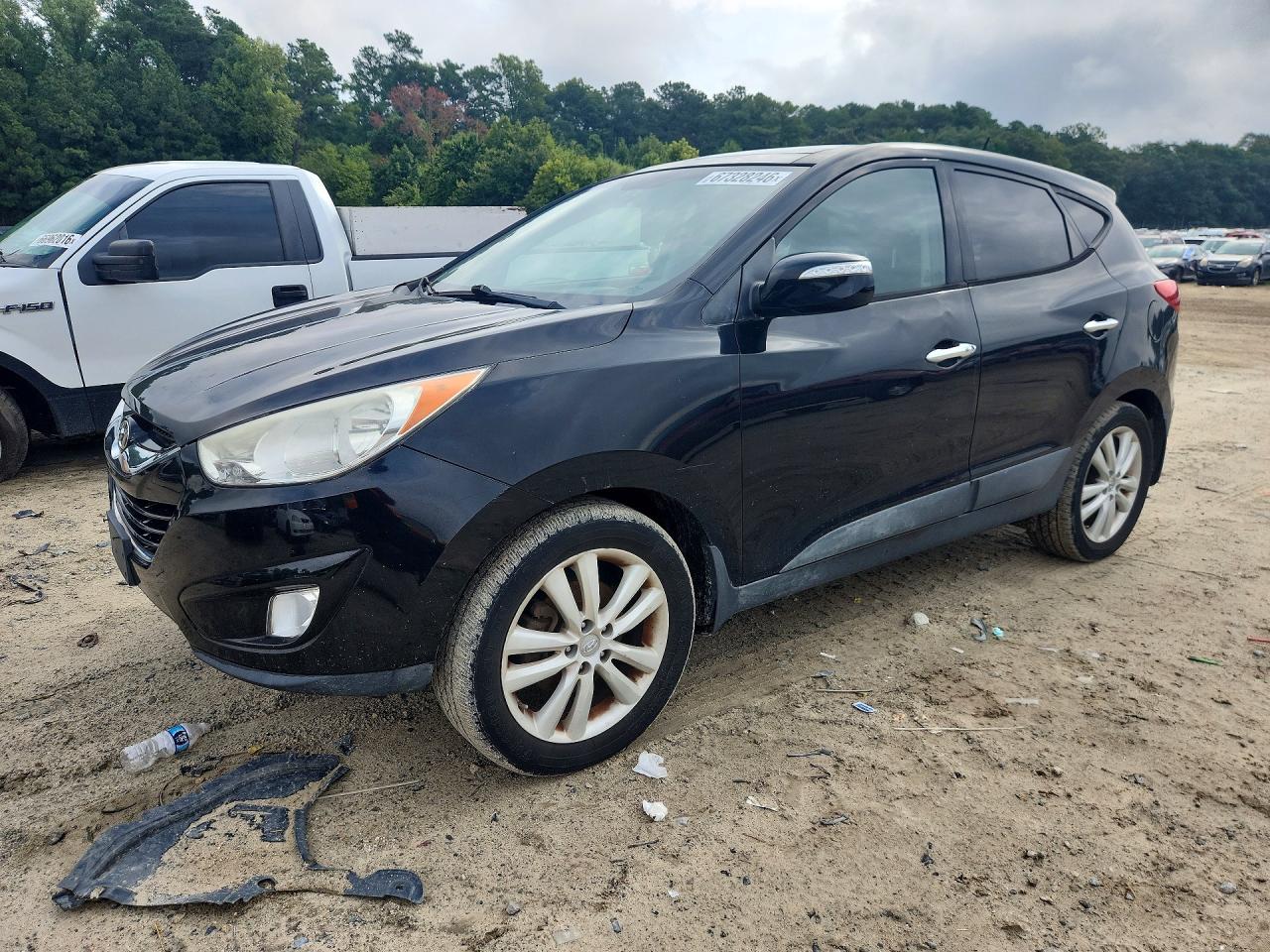 2013 Hyundai Tucson Limited Black vin: KM8JUCAC2DU726133