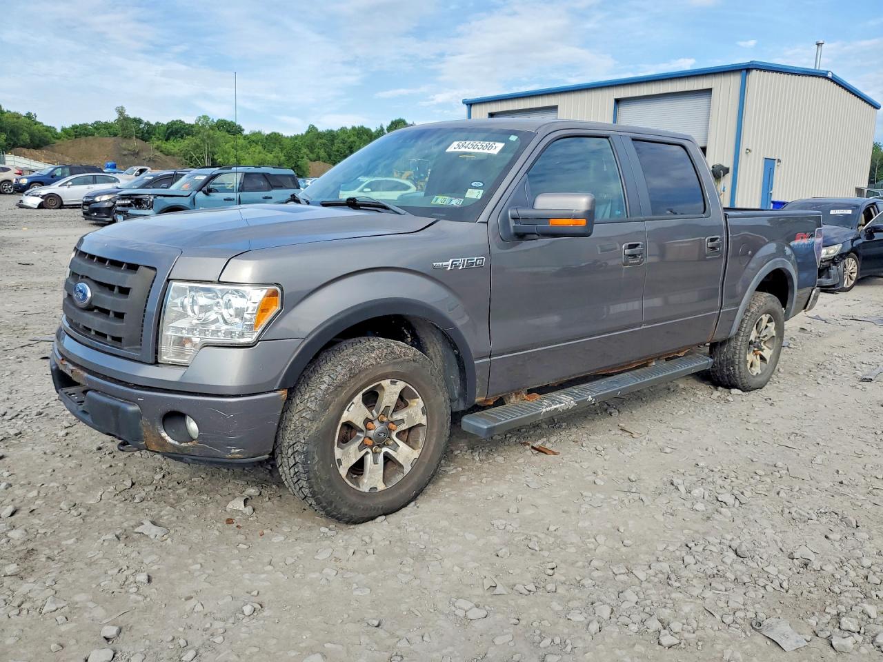 2012 Ford F150 Supercrew Gray vin: 1FTFW1EF1CKD34932