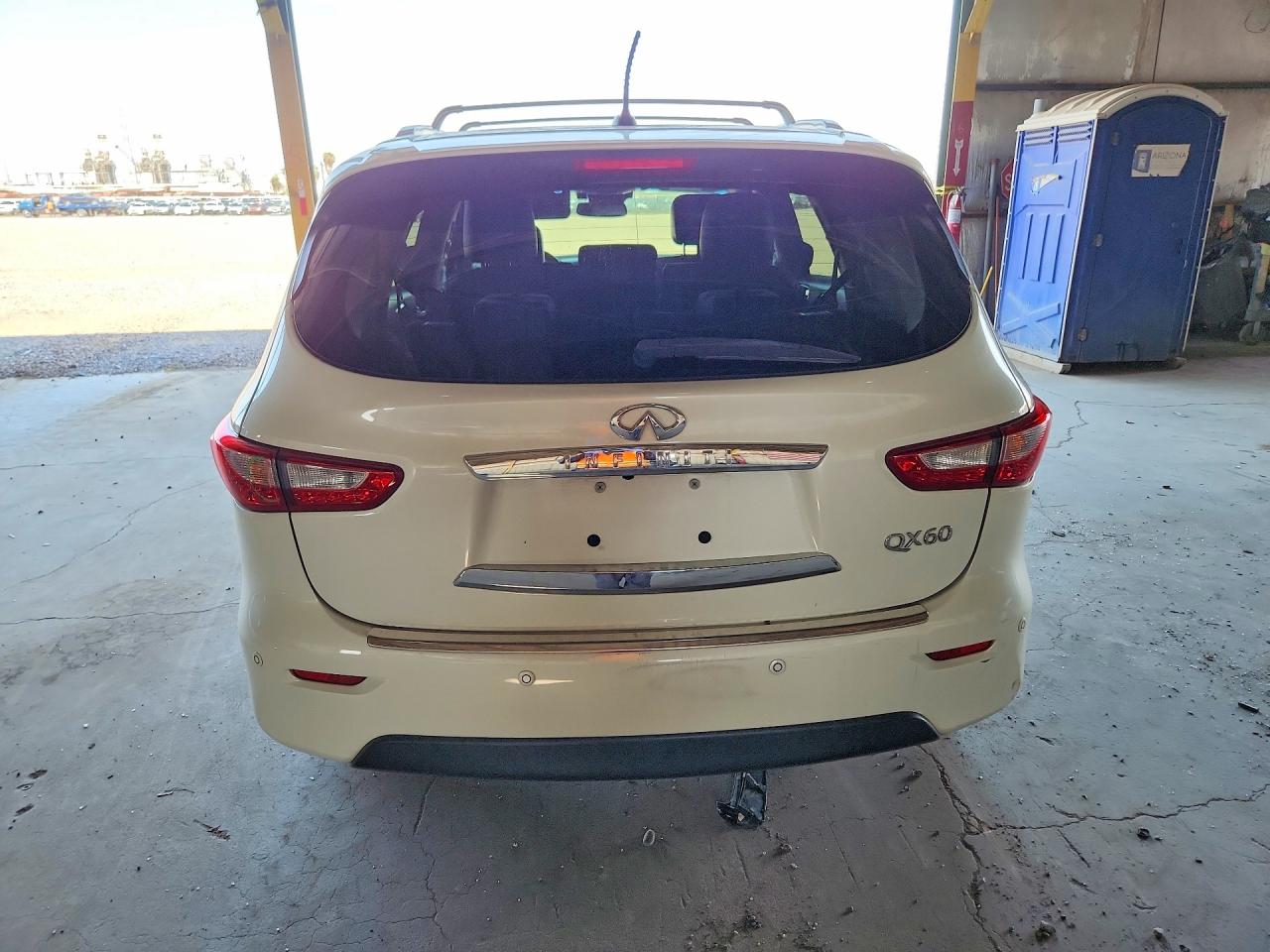 2015 Infiniti Qx60 Base White vin: 5N1AL0MM1FC541036