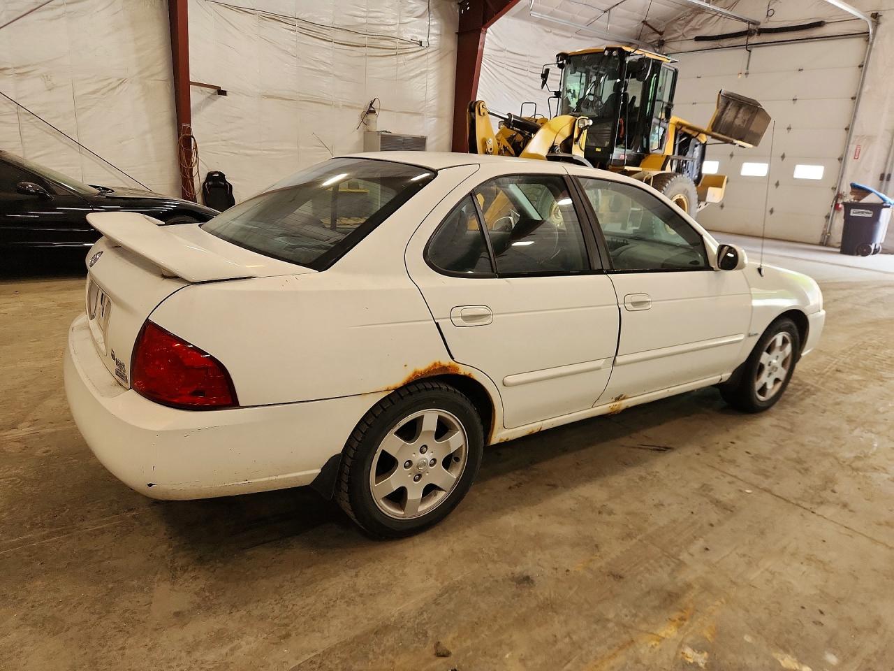2006 Nissan Sentra 1.8 White vin: 3N1CB51D26L533651
