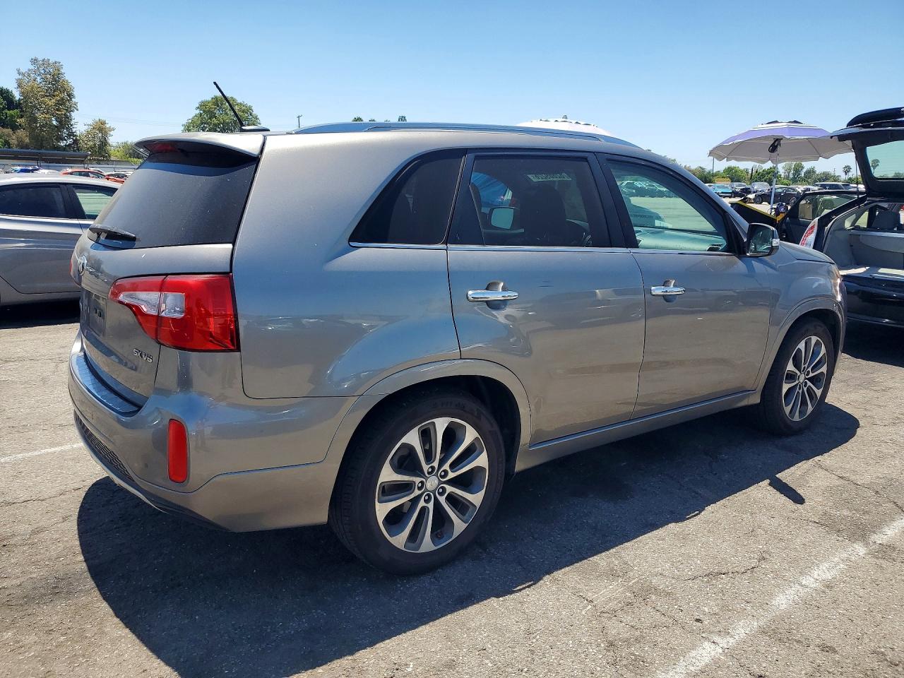 2015 Kia Sorento Sx Gray vin: 5XYKW4A77FG654054