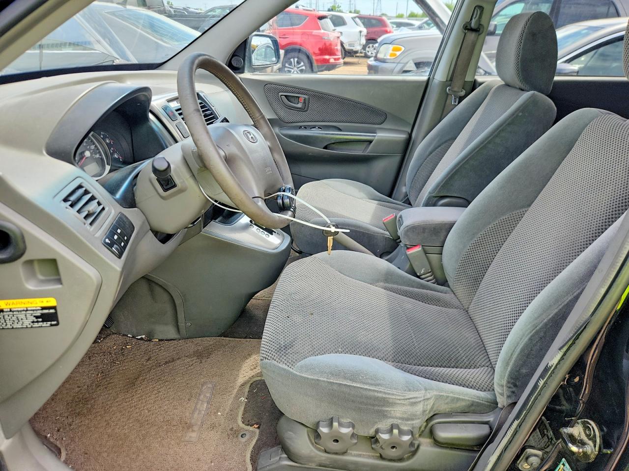 2007 Hyundai Tucson Se Черный vin: KM8JN72D77U483502
