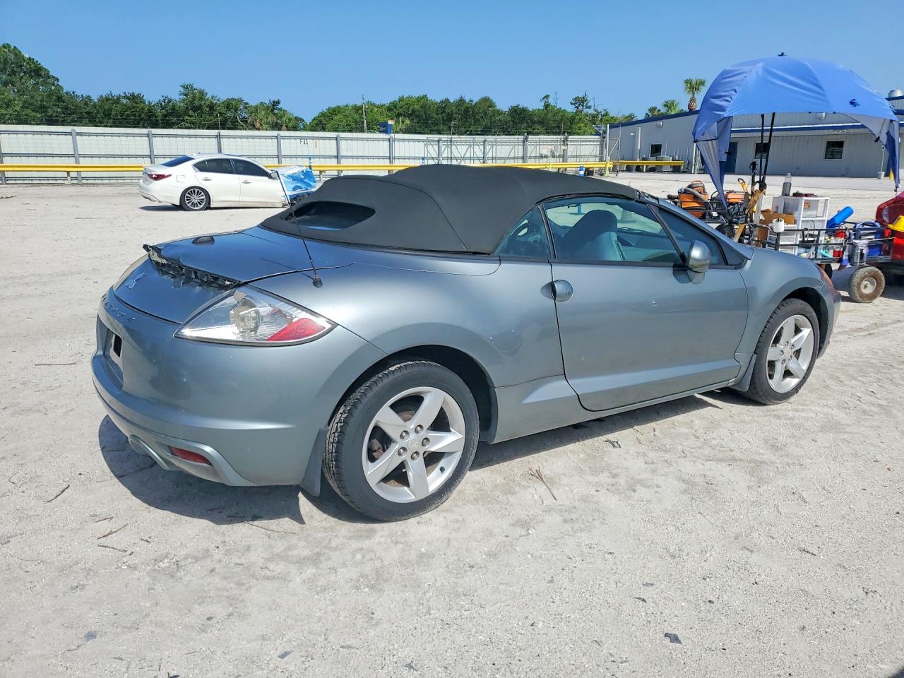 2009 Mitsubishi Eclipse Spyder Gs Gray vin: 4A3AL25F19E013406
