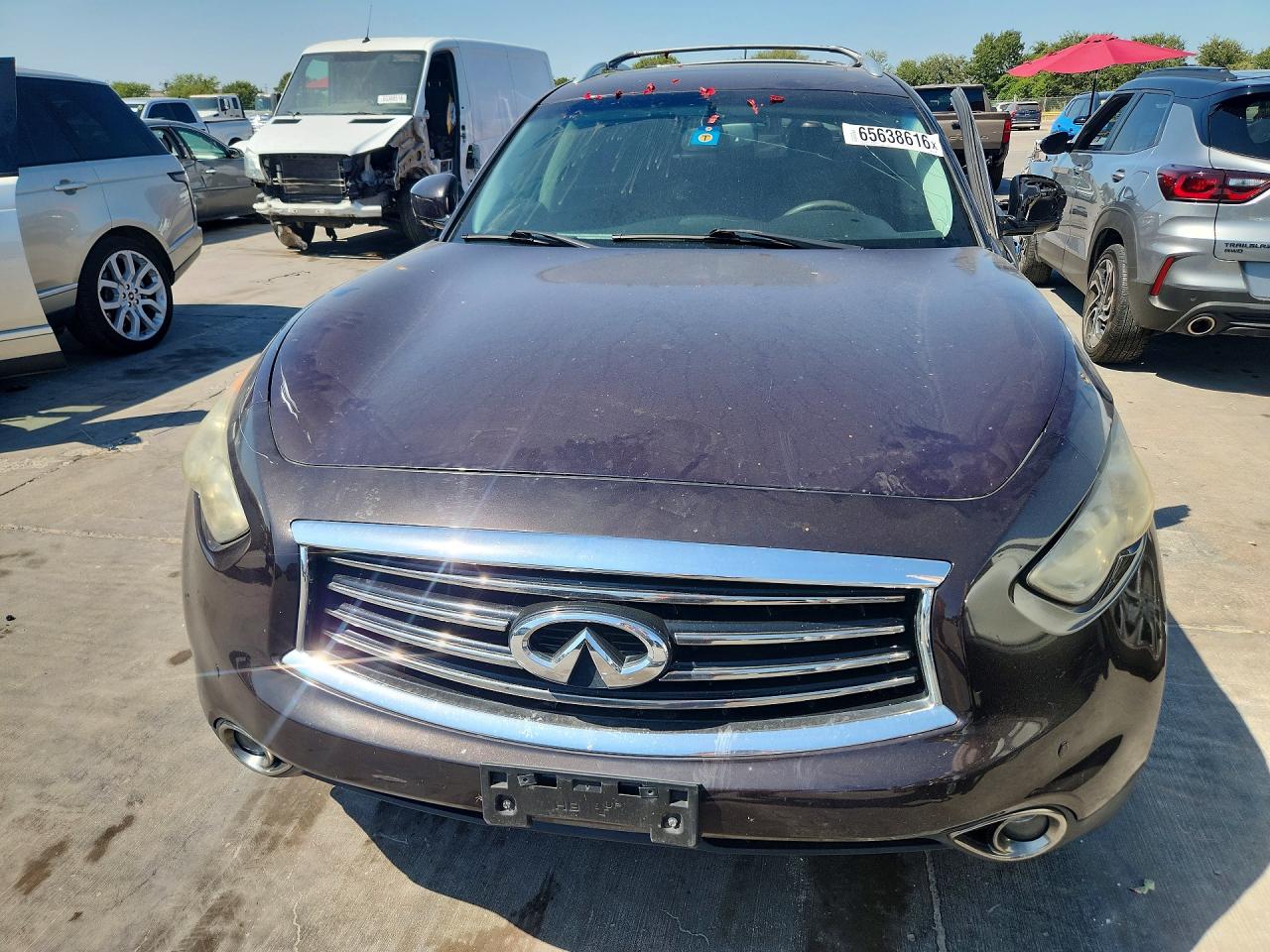 2012 Infiniti Fx35 Base Бордовый vin: JN8AS1MU9CM121984