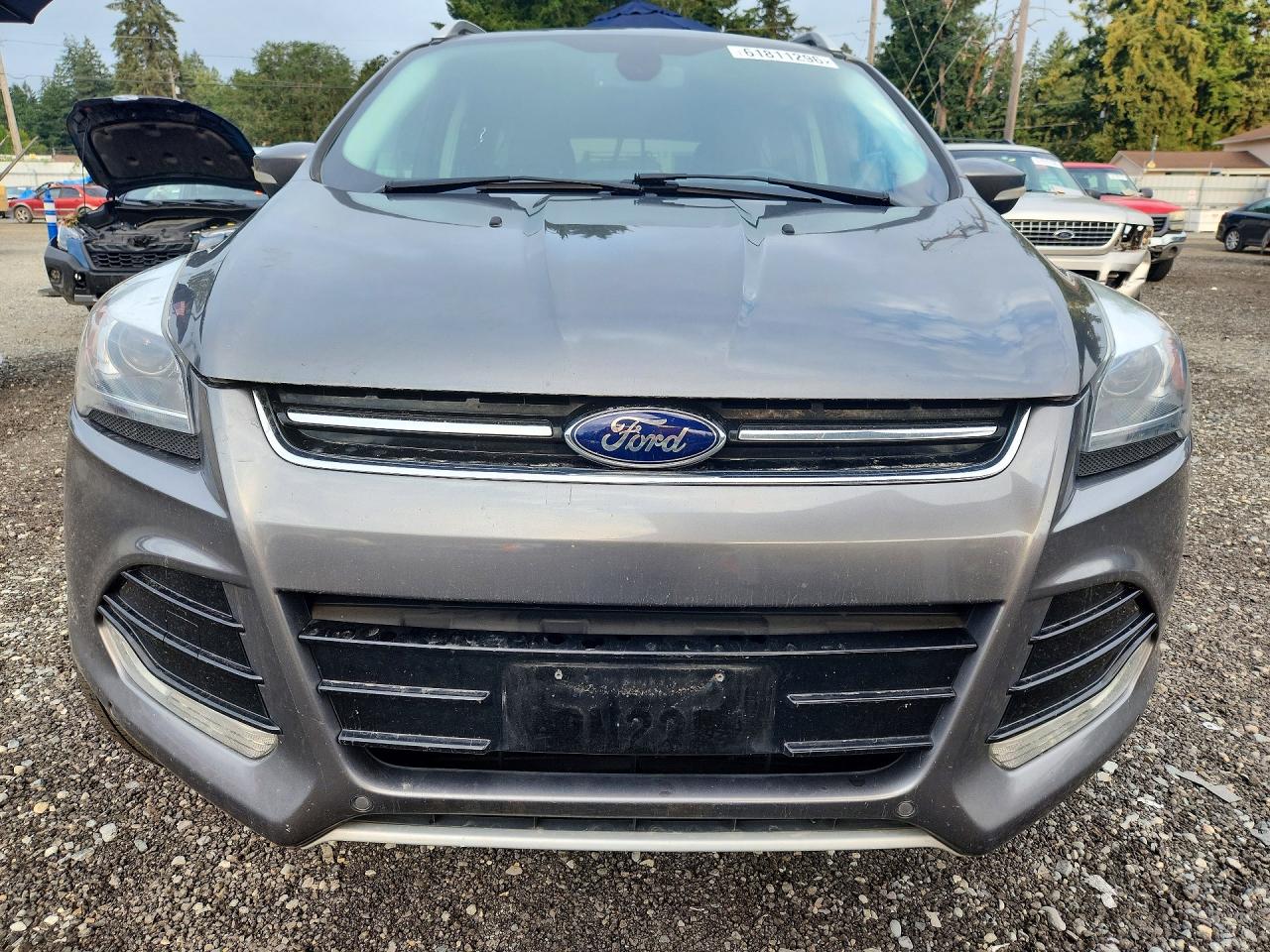2014 Ford Escape Titanium Gray vin: 1FMCU9J91EUD44581