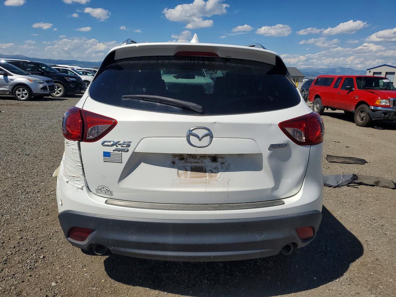 2015 Mazda Cx-5 Touring White vin: JM3KE4CY8F0495521