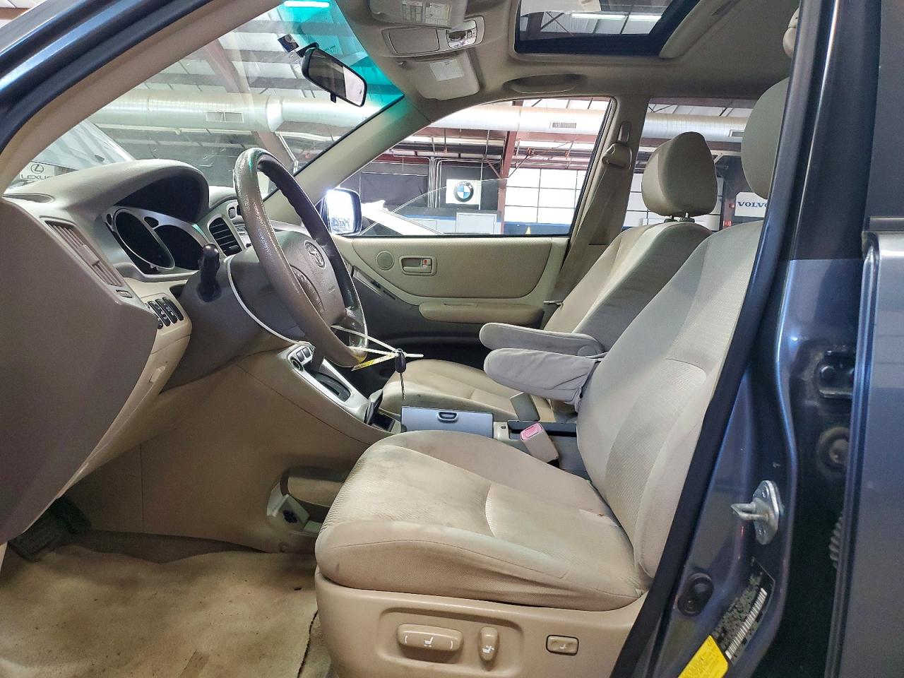 2006 Toyota Highlander Hybrid Blue vin: JTEEW21A960023532