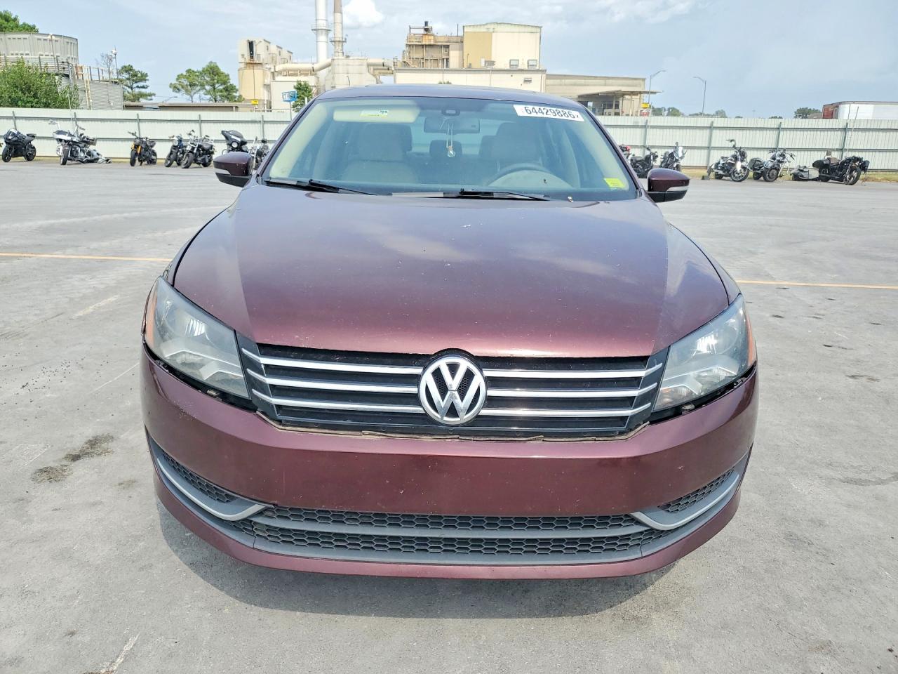 2014 Volkswagen Passat Se Maroon vin: 1VWBS7A37EC042799