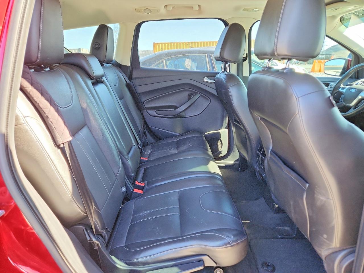 2013 Ford Escape Titanium Red vin: 1FMCU0J95DUC01725