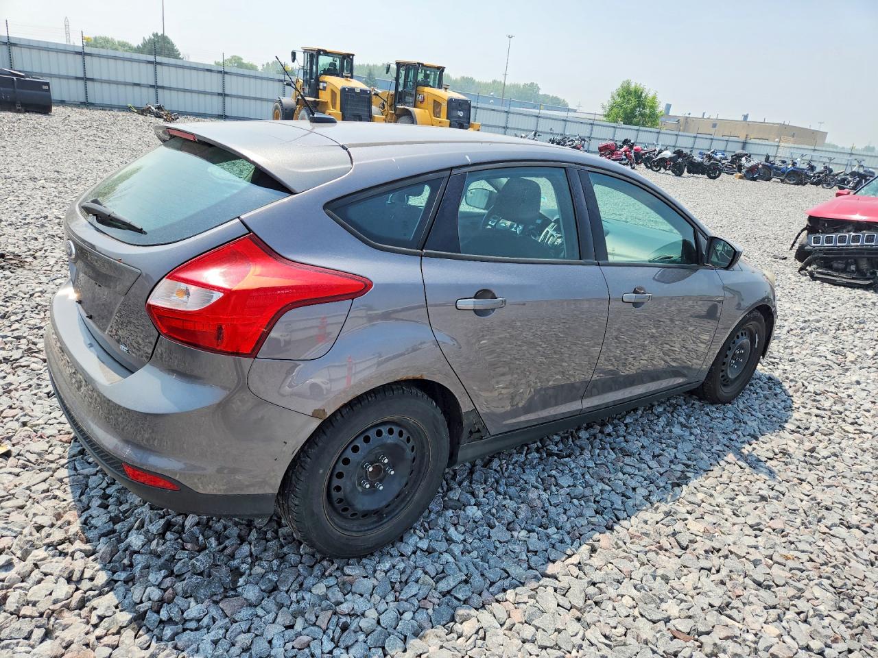 2012 Ford Focus Se Gray vin: 1FAHP3K25CL177523