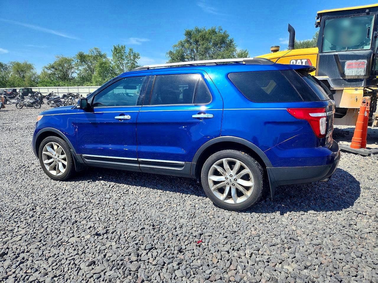 2013 Ford Explorer Limited Blue vin: 1FM5K7F98DGB82781
