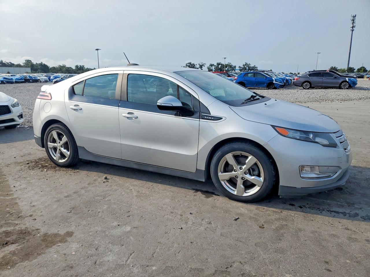 2015 Chevrolet Volt Silver vin: 1G1RB6E41FU105057