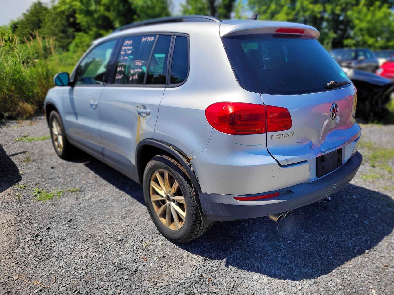 2013 Volkswagen Tiguan S Silver vin: WVGJV3AX8DW584293