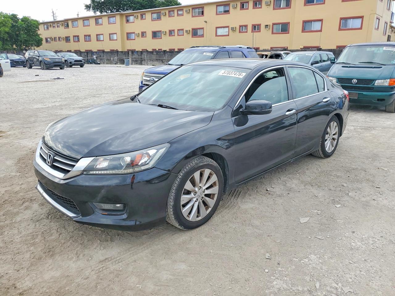 2014 Honda Accord Ex Black vin: 1HGCR2F70EA037460