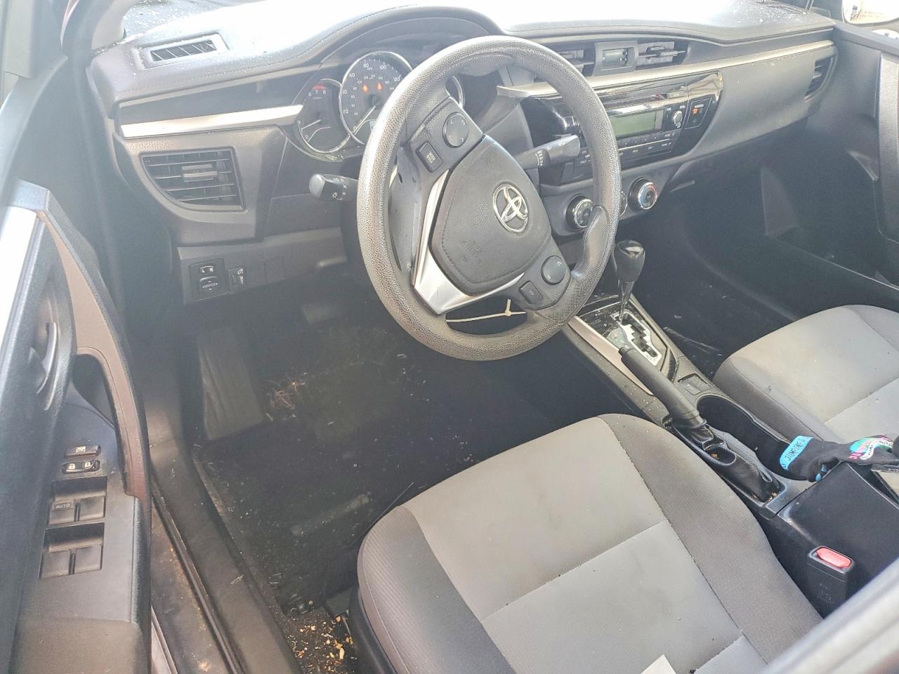 2015 Toyota Corolla L Gray vin: 2T1BURHE9FC417035