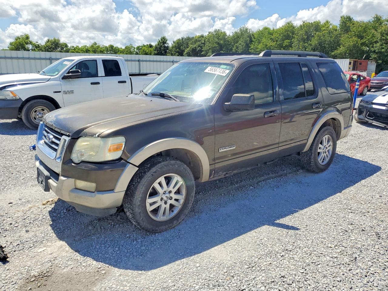 2008 Ford Explorer Eddie Bauer Green vin: 1FMEU64E08UA11034