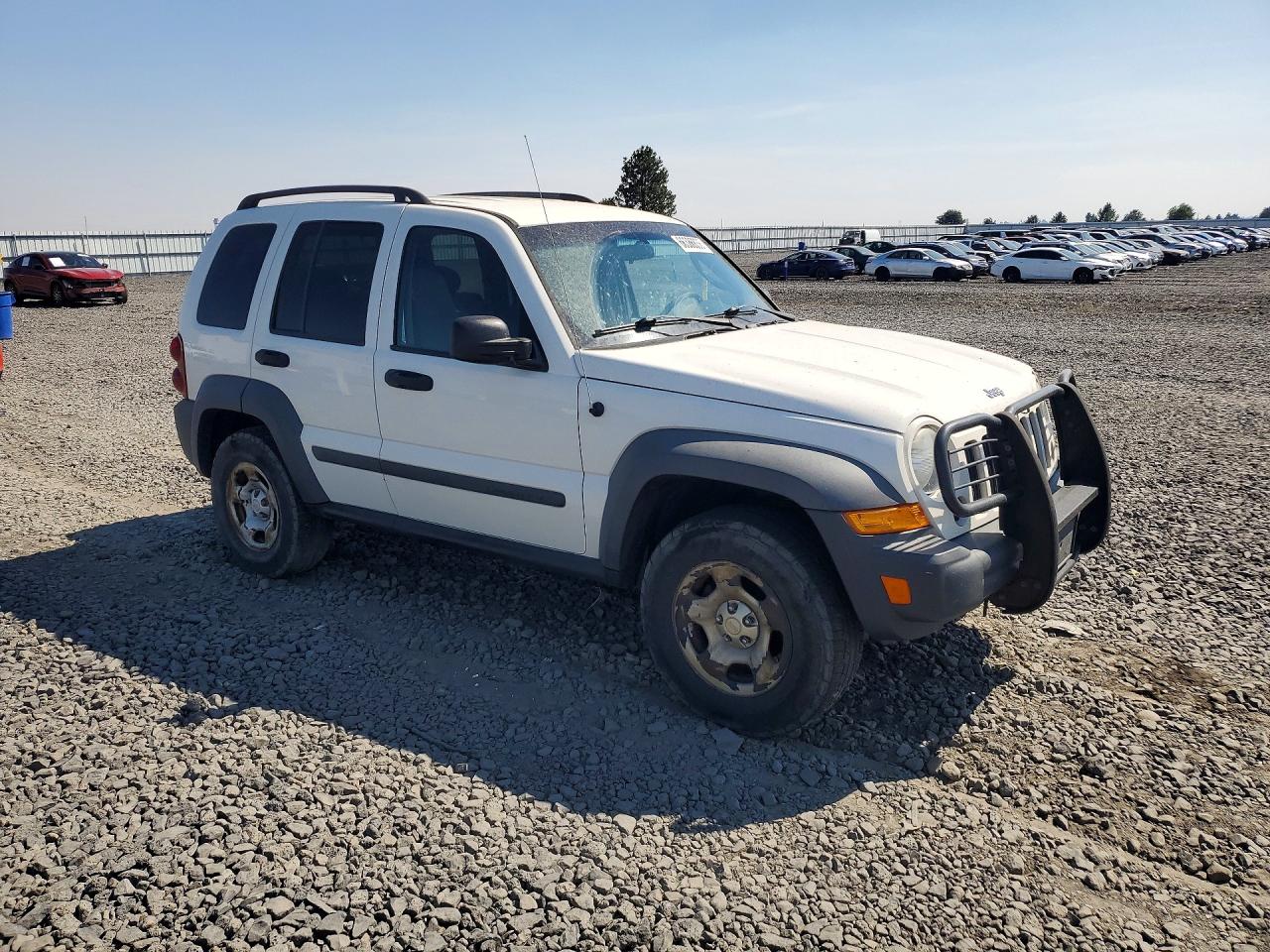 2006 Jeep Liberty Sport Белый vin: 1J4GL48K16W268977