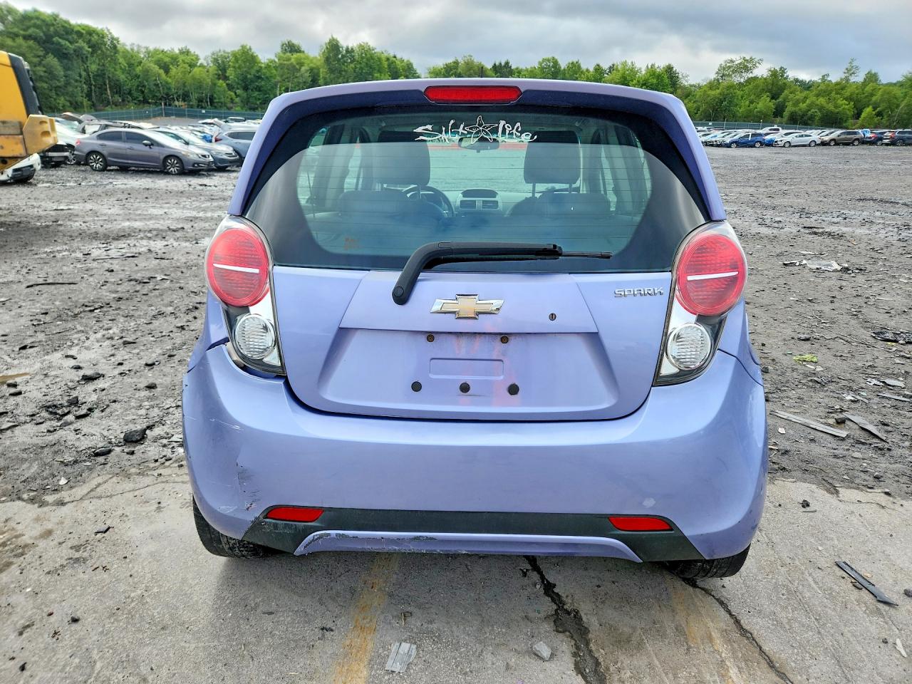 2014 Chevrolet Spark Ls Purple vin: KL8CB6S92EC587614