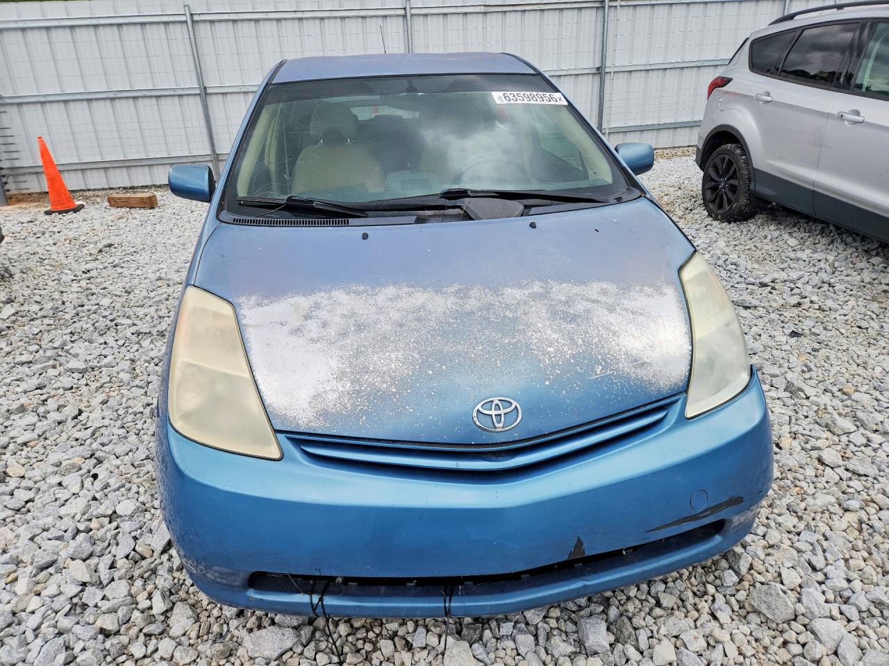 2005 Toyota Prius Base Blue vin: JTDKB20U053045723