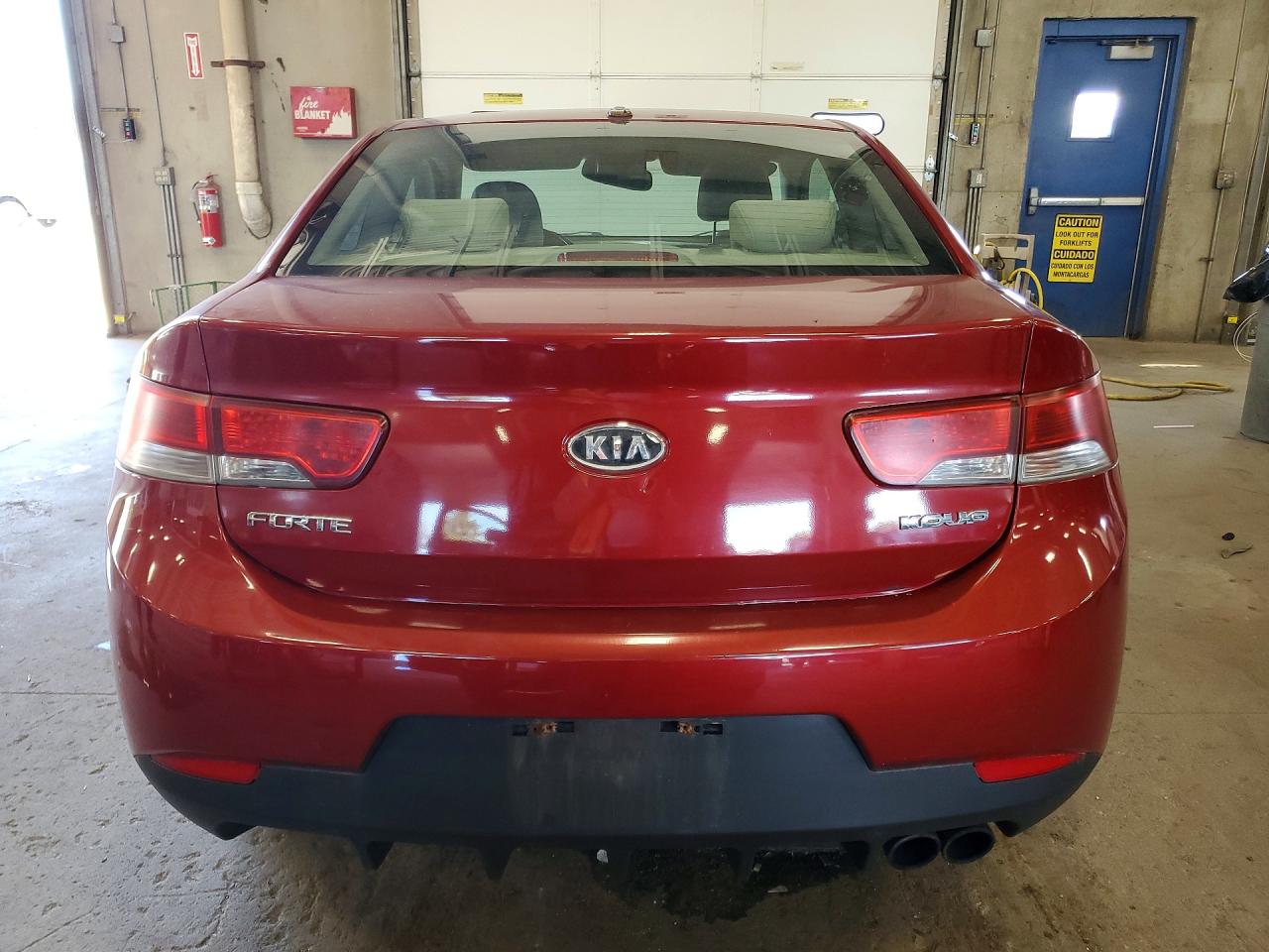 2010 Kia Forte Koup Ex Red vin: KNAFU6A24A5307612