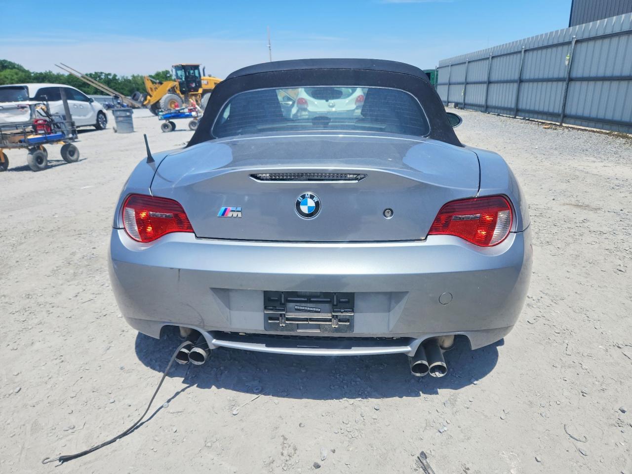 2007 Bmw M Roadster Silver vin: 5UMBT93537LY53492