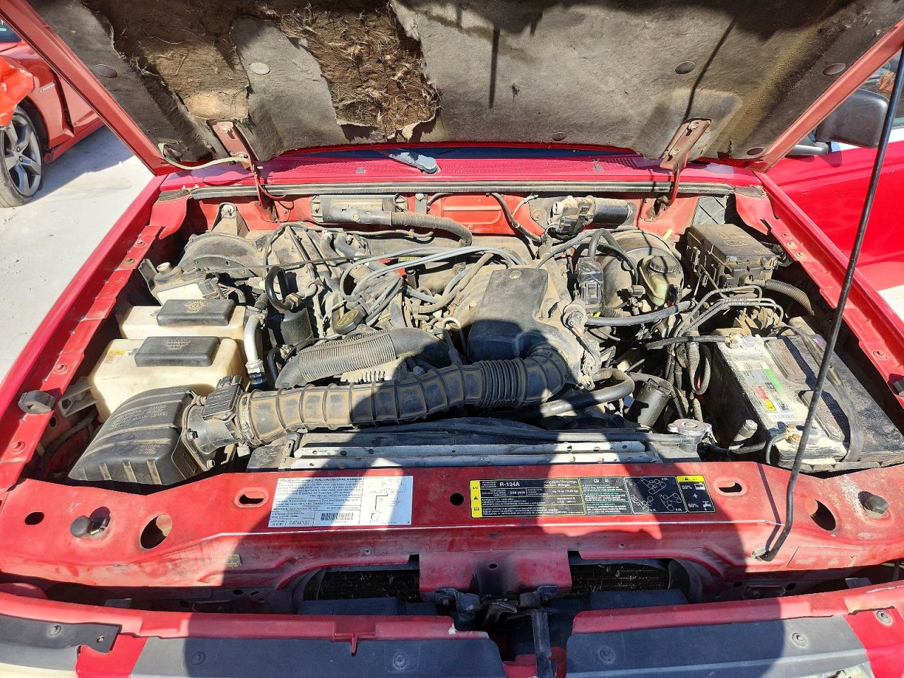 2003 Ford Ranger Red vin: 1FTYR10UX3PA11780