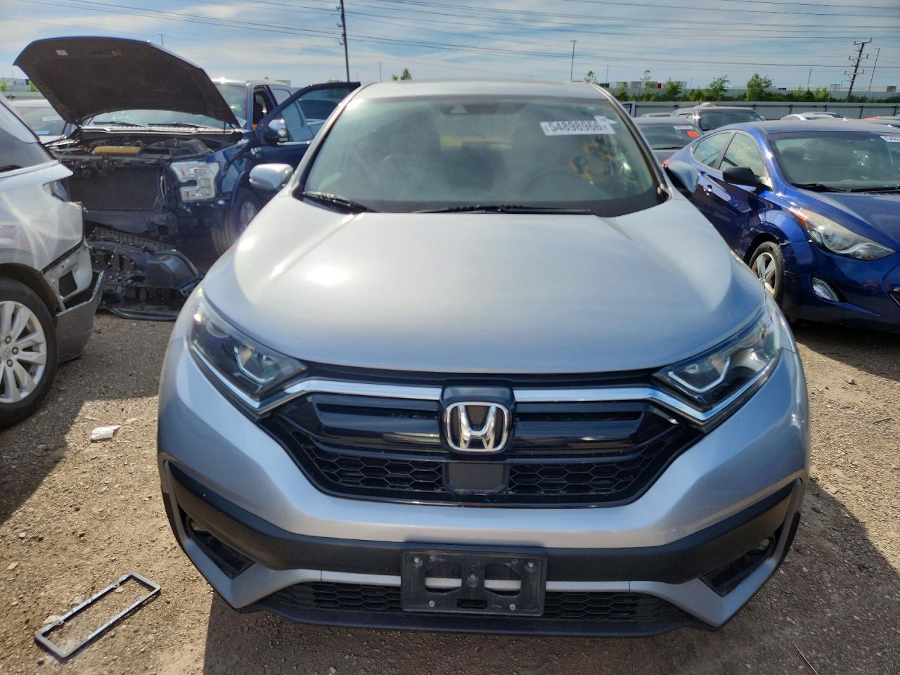 2020 Honda Cr-v Exl Silver vin: 2HKRW2H84LH634429