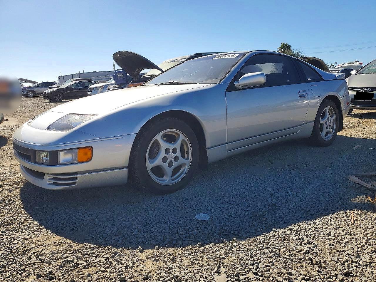 1990 Nissan 300zx Turbo Silver vin: JN1CZ24A7LX002747