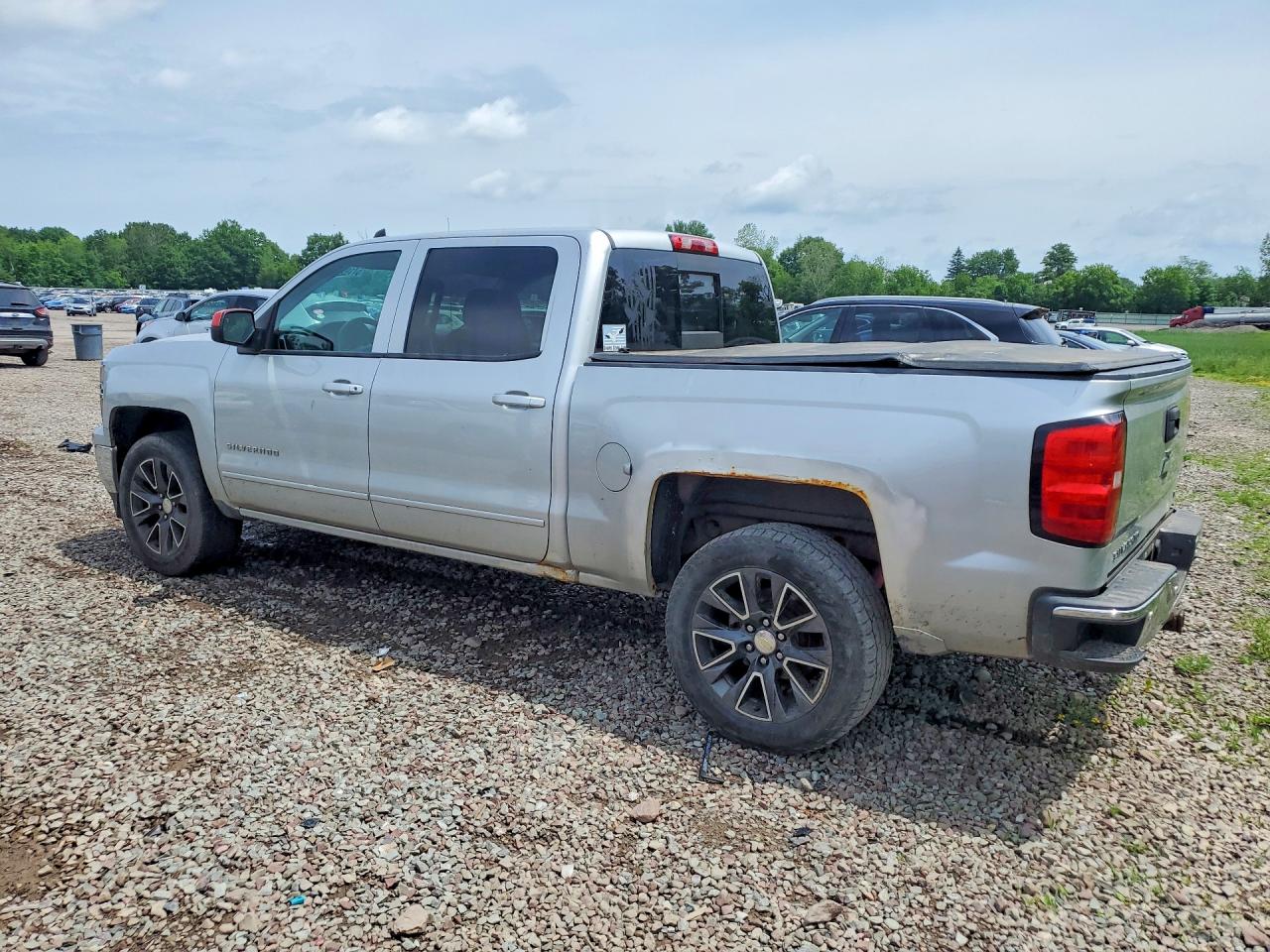2015 Chevrolet Silverado K1500 Lt Gray vin: 3GCUKREC1FG239371