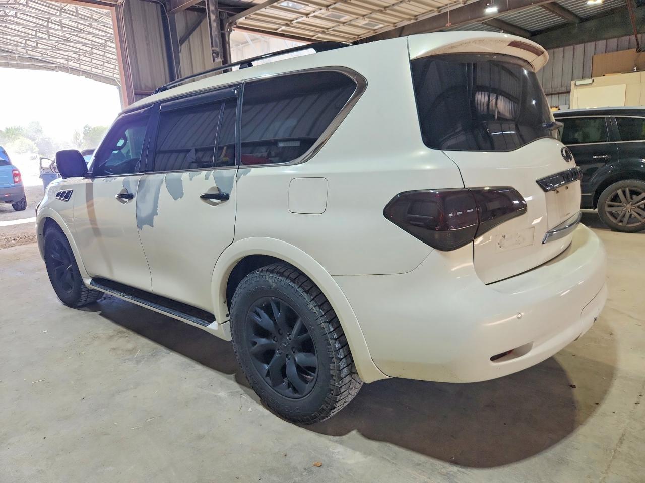 2013 Infiniti Qx56 Base White vin: JN8AZ2NE5D9040686