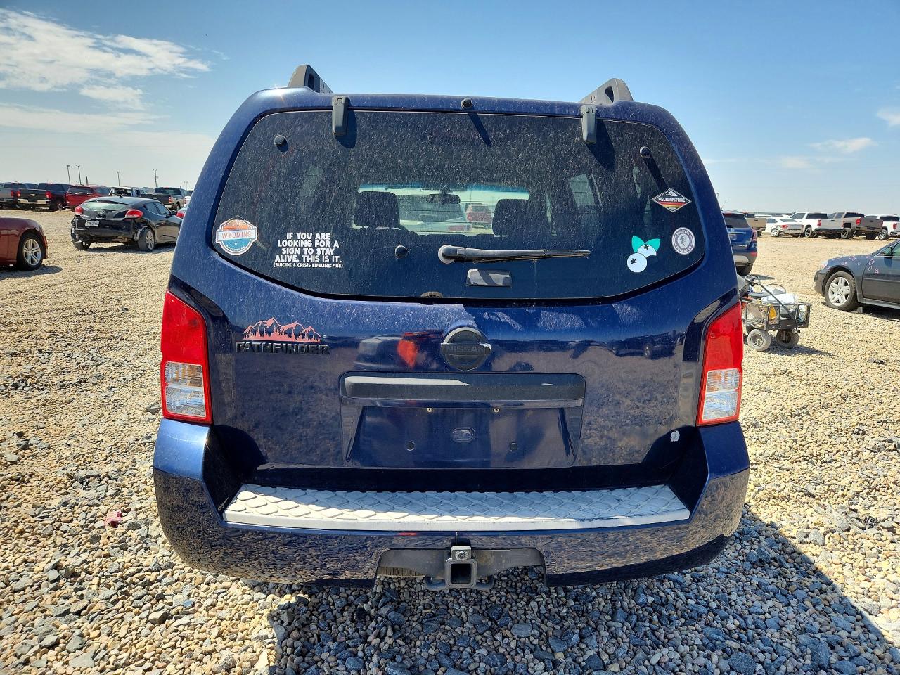 2008 Nissan Pathfinder S Синий vin: 5N1AR18B88C633079
