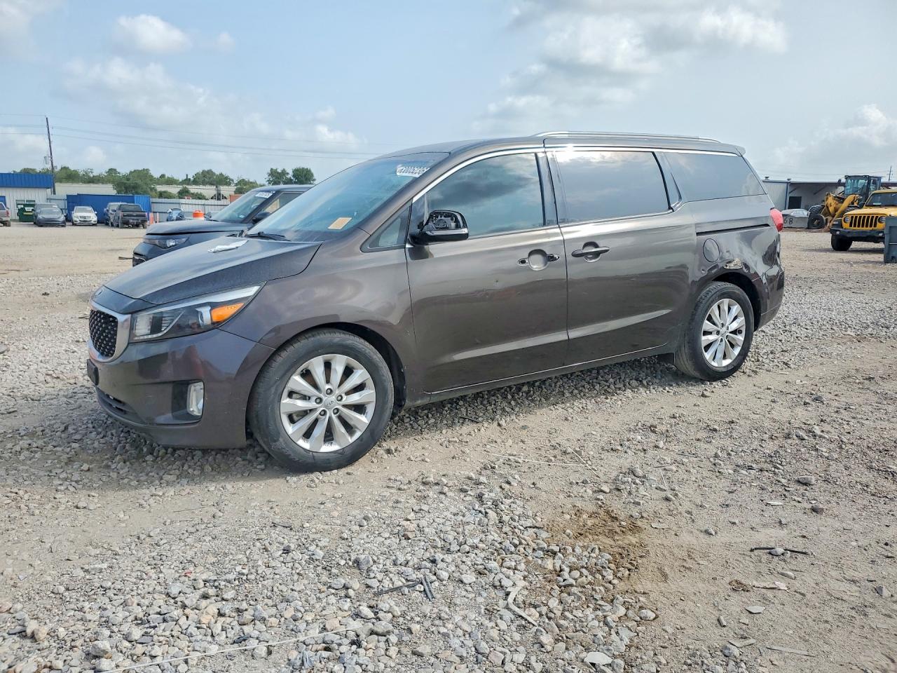 2015 Kia Sedona Ex Tan vin: KNDMC5C11F6023691