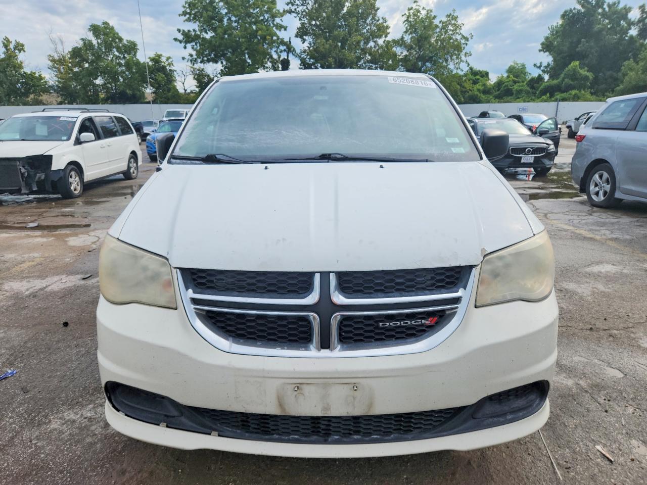 2013 Dodge Grand Caravan Se White vin: 2C4RDGBG9DR616399
