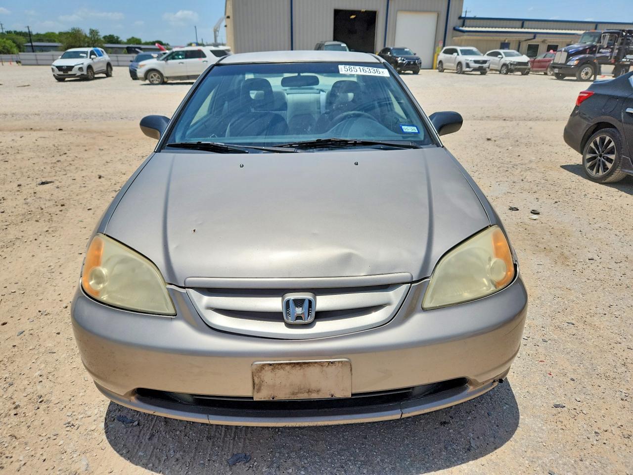 2002 Honda Civic Lx Серый vin: 1HGEM22562L064478