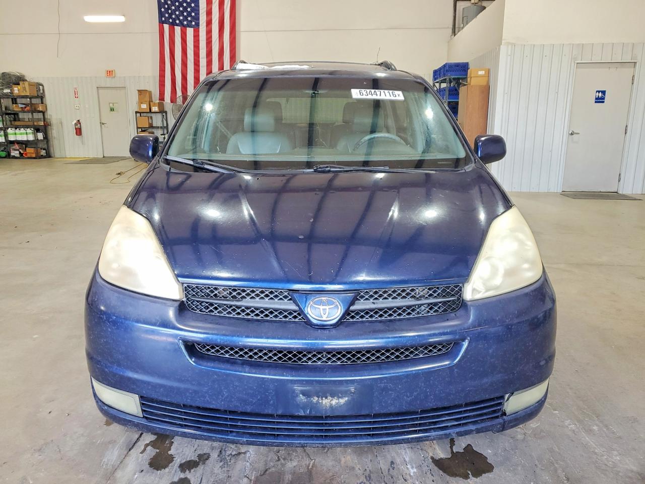 2004 Toyota Sienna Xle 7 Passenger Blue vin: 5TDZA22C44S013313