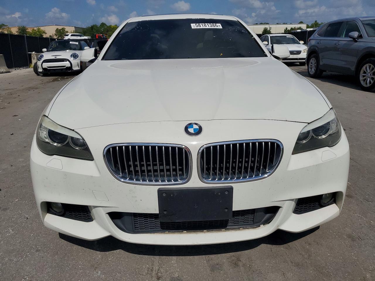 2013 Bmw 535 Xi White vin: WBAFU7C51DDU68068