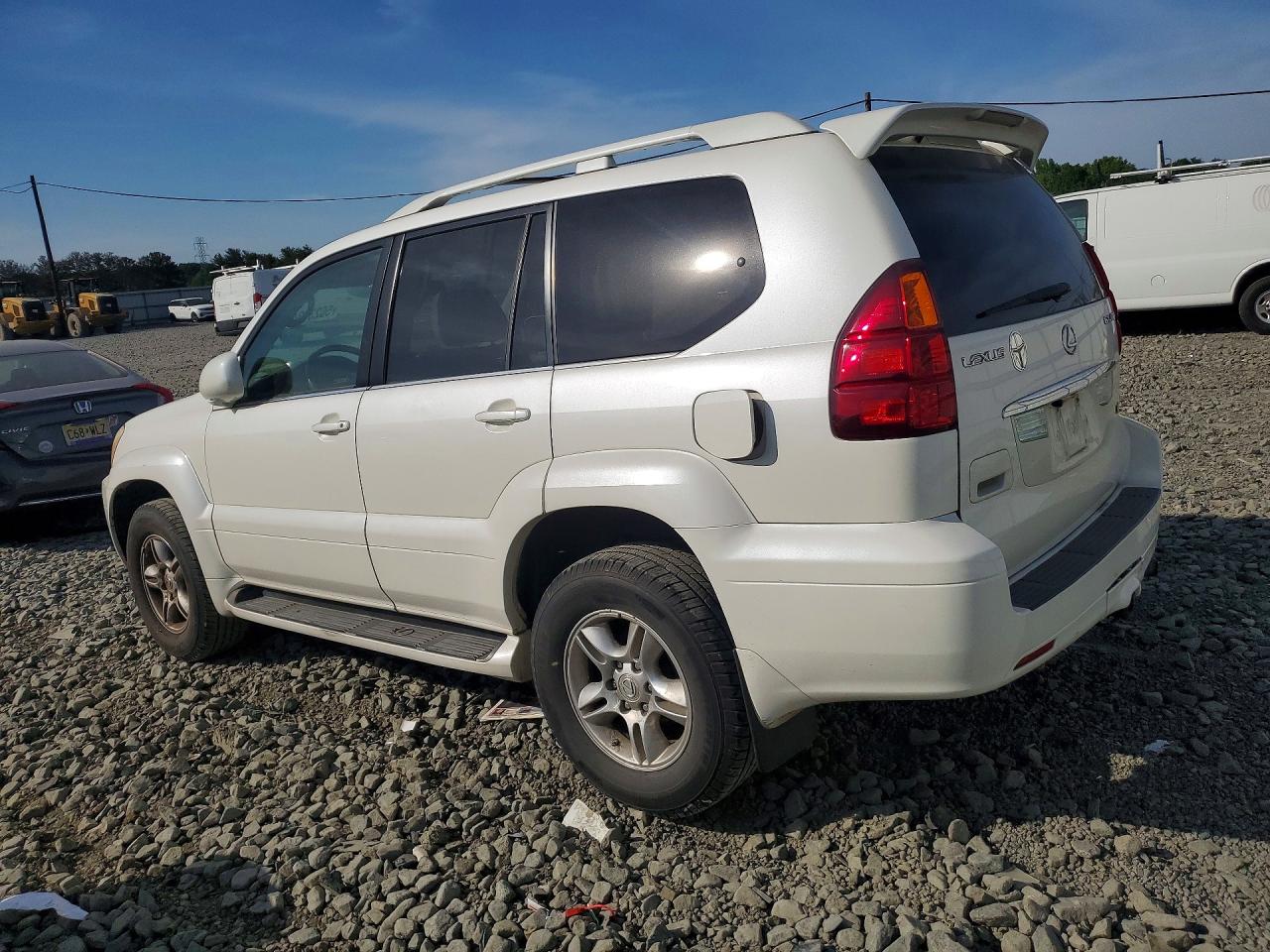 2005 Lexus Gx 470 White vin: JTJBT20X550083292