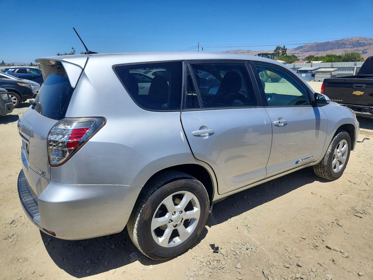 2014 Toyota Rav4 Ev Base Silver vin: 2T3YL4DV7EW002418