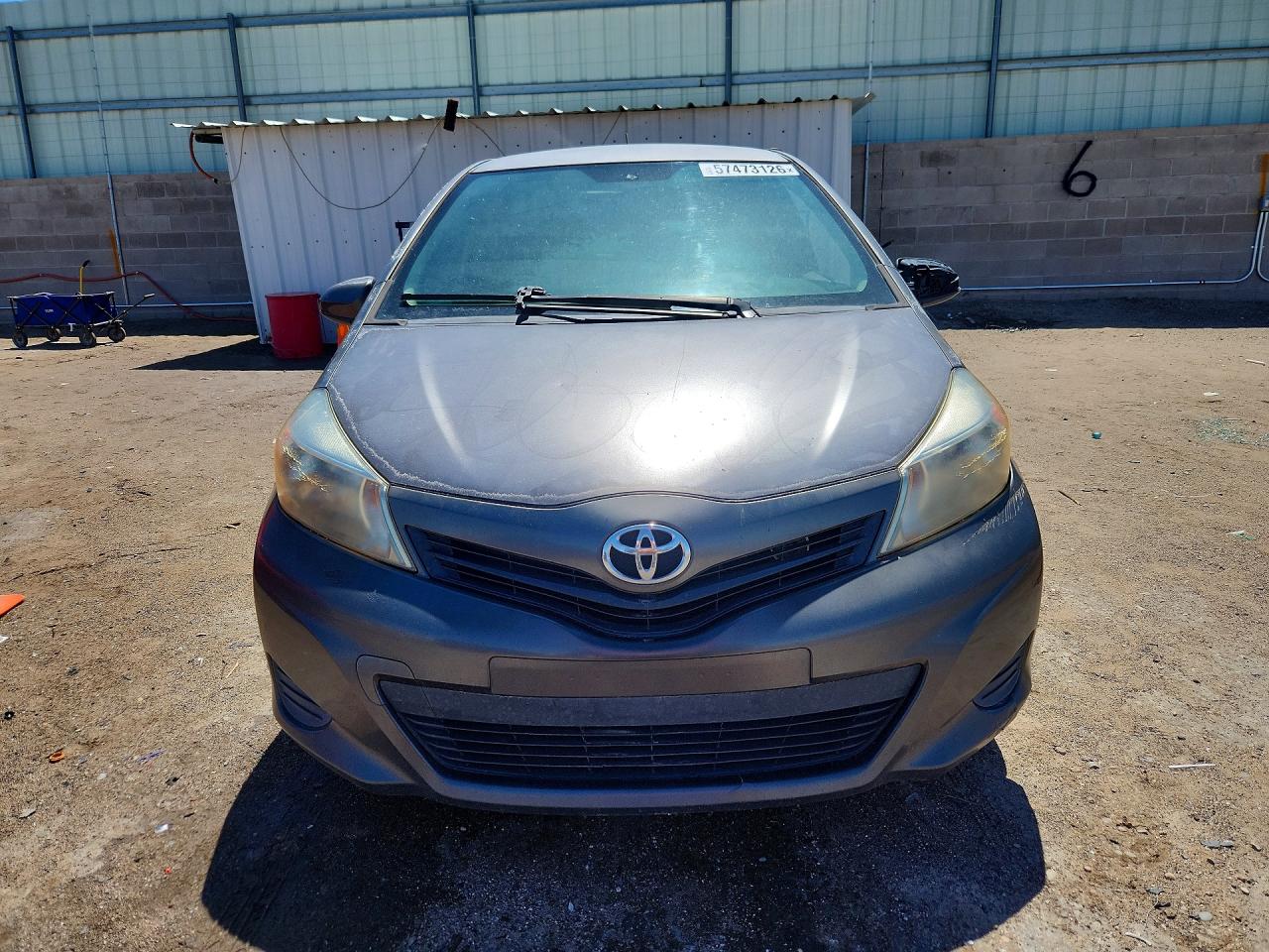 2012 Toyota Yaris 3-door L Gray vin: JTDJTUD30CD532255