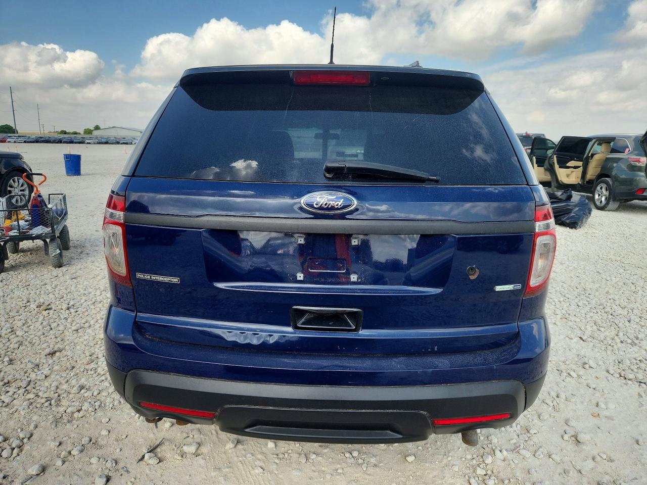 2015 Ford Explorer Police Interceptor Blue vin: 1FM5K8AR5FGB20027
