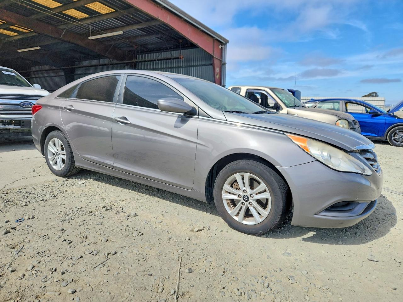 2013 Hyundai Sonata Gls Gray vin: 5NPEB4AC4DH734407
