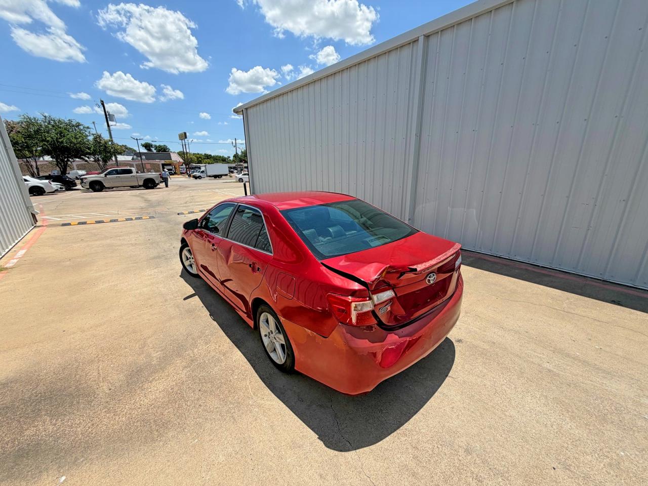 2014 Toyota Camry Se Red vin: 4T1BF1FK3EU759629