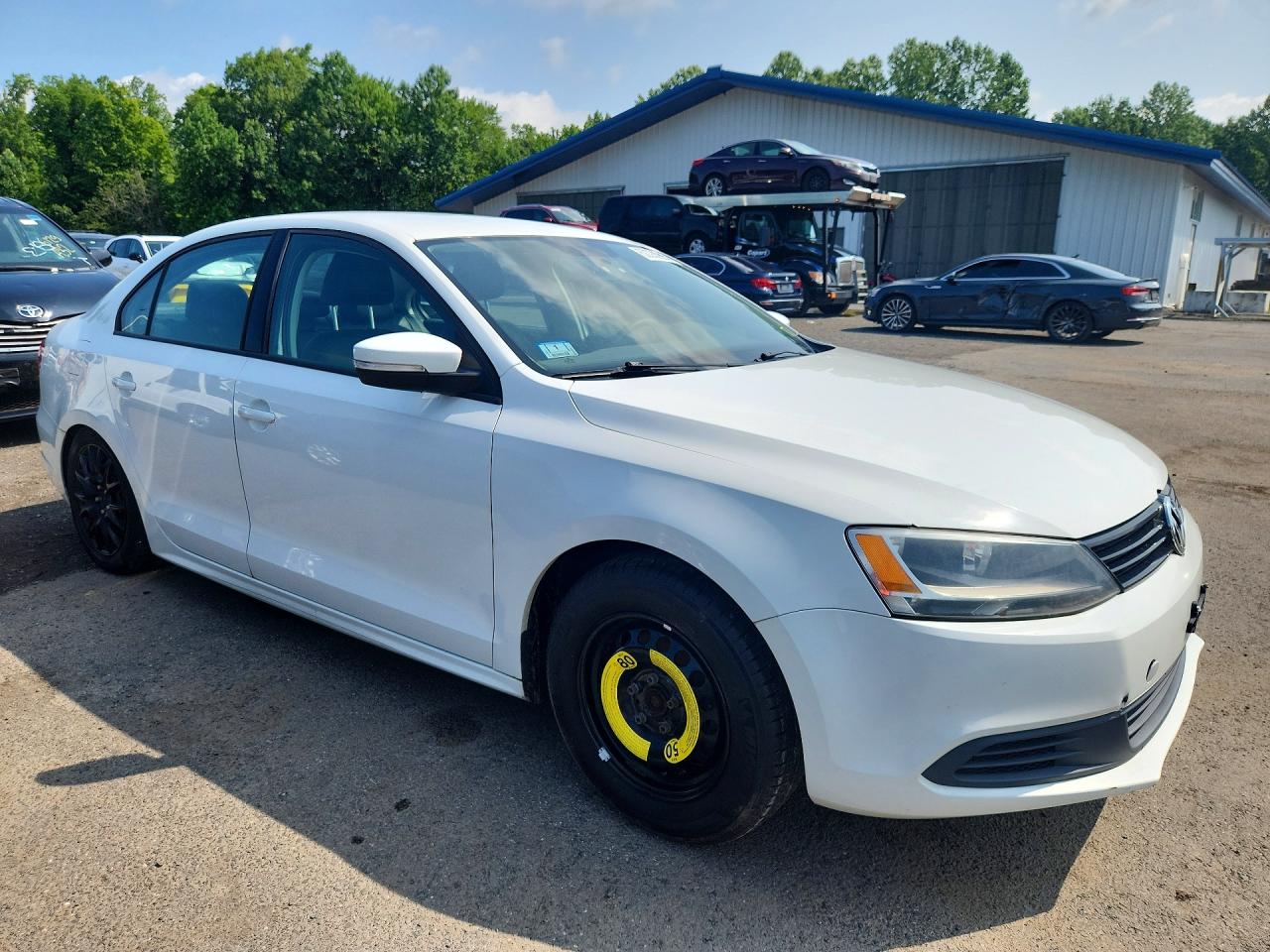 2014 Volkswagen Jetta Se Белый vin: 3VWD17AJXEM294572