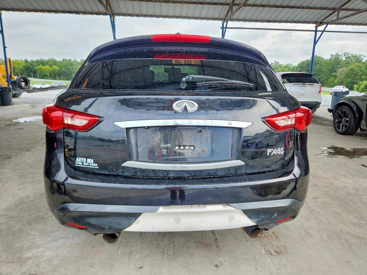 2011 Infiniti Fx35 Base Black vin: JN8AS1MW0BM730400