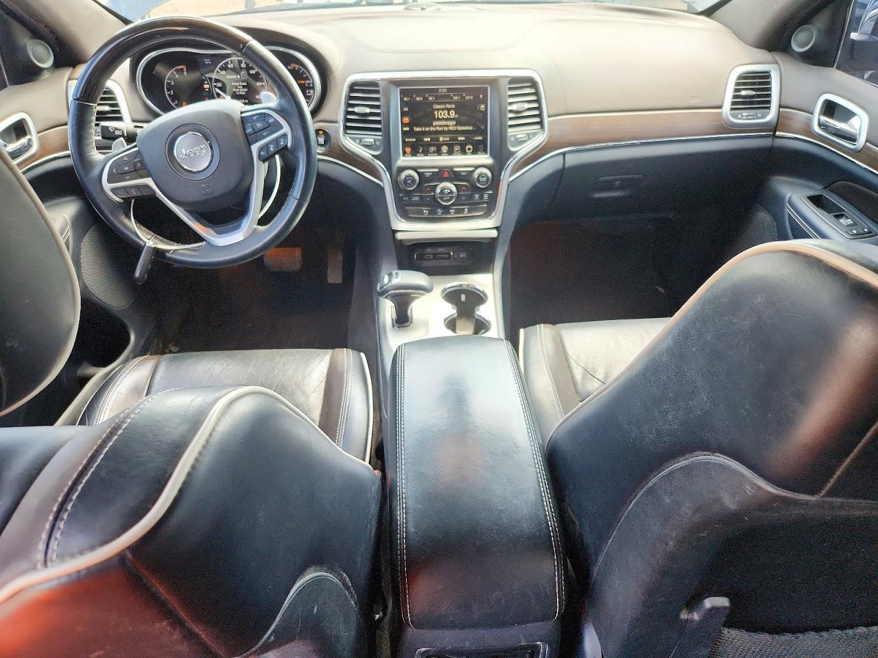 2014 Jeep Grand Cherokee Overland Blue vin: 1C4RJFCM9EC372304