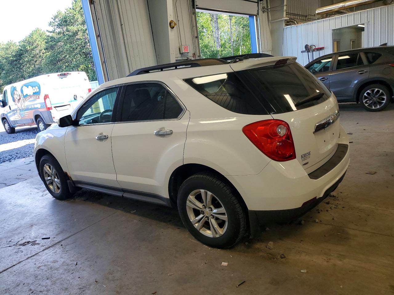 2010 Chevrolet Equinox Lt White vin: 2CNFLEEWXA6405234