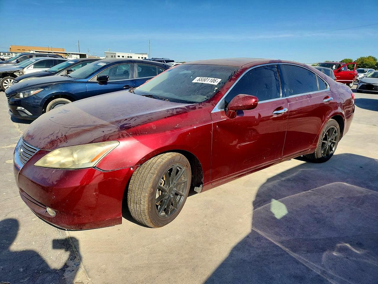 2008 Lexus Es 350 Burgundy vin: JTHBJ46G382223164