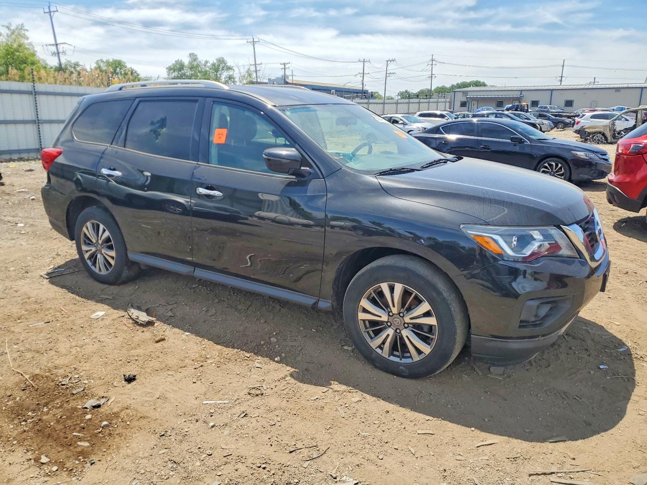 2019 Nissan Pathfinder S Black vin: 5N1DR2MM6KC642705