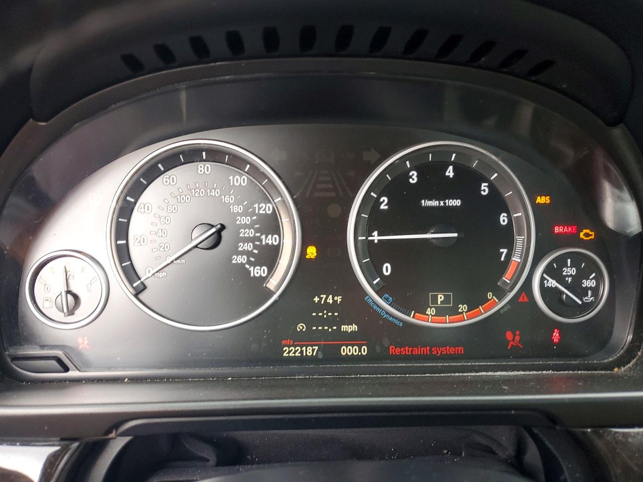 2012 Bmw 535 I Black vin: WBAFR7C59CC807908